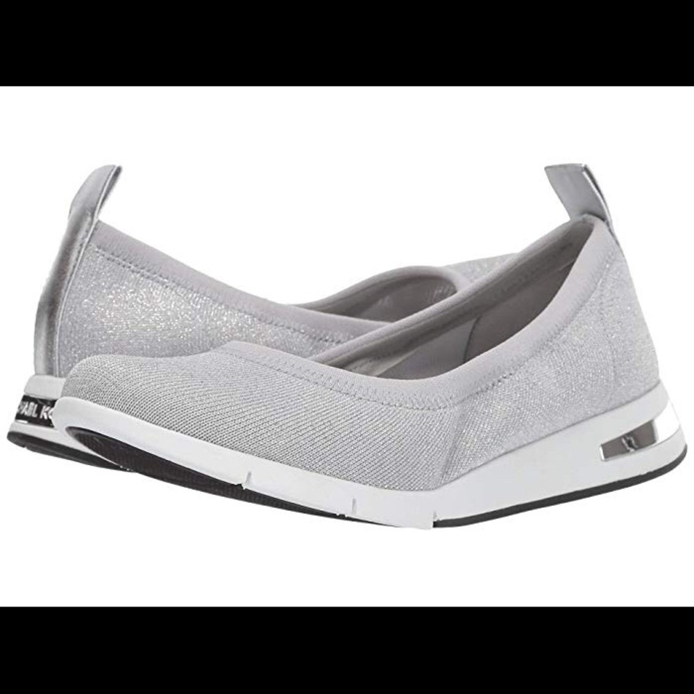 MICHAEL KORS Upton Stretch-Knit Ballet Flat